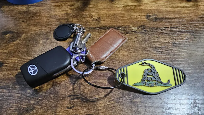 Custom Keychain - Personalized 3D printed keychain
